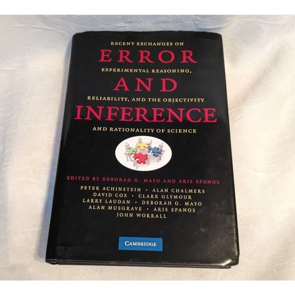 Error and Inference Science Experimental Reasoning Aris Spanos Hardcover Mayo - Picture 1 of 11